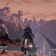 El mundo de Code Vein es postapocalíptico. Algunos rincones muestran ruinas de ciudades, pero otros son más diversos e interesantes, llenos de inspiraciones victorianas y de horror sobrenatural.
